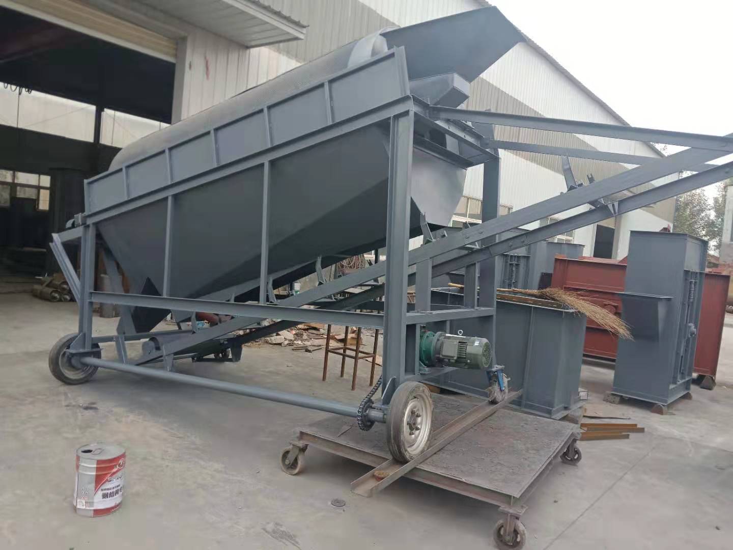 不銹鋼<a href='http://m.fmsl.cn' title='滾筒篩' target='_blank'>滾筒篩</a>在槐米加工工藝中的應用